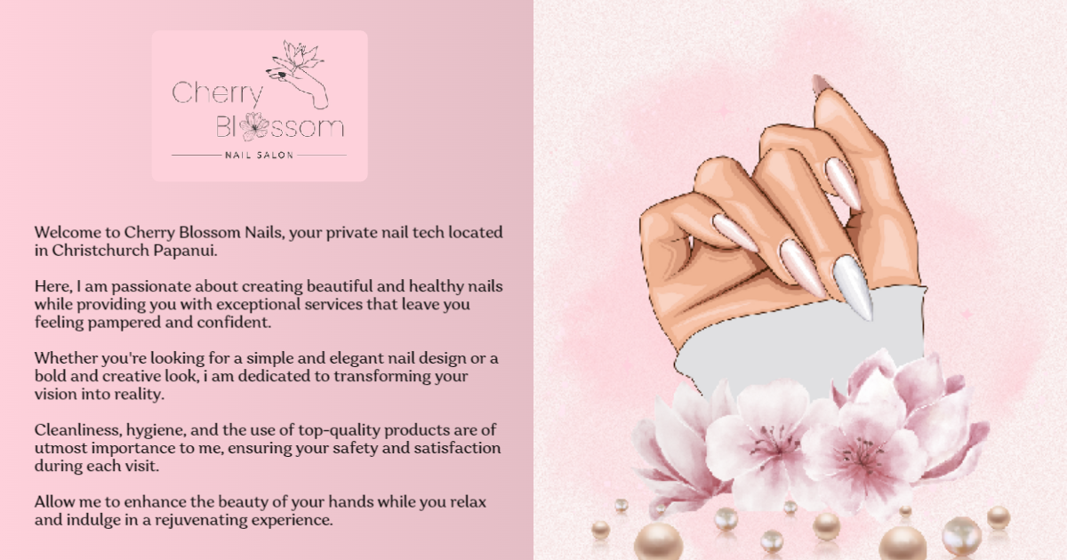 Cherry Blossom Nails